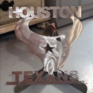 Houston Texans Metal Sign